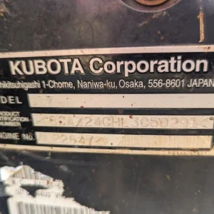 KUBOTA U17 - Image 6
