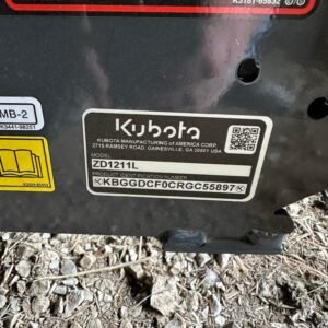 Used 2024 KUBOTA ZD 1211-72-3 Zero Turn Mower - Image 7