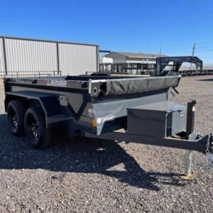 5X10 (7K) Dump Trailer -Ramps - Tarp Kit - Image 7