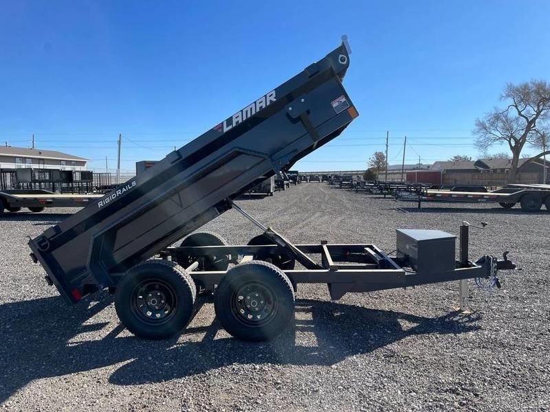 5X10 (7K) Dump Trailer -Ramps - Tarp Kit