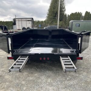 hydraulic dump trailer 7′ X 10′ Dump w/ 26″ Walls - Image 4