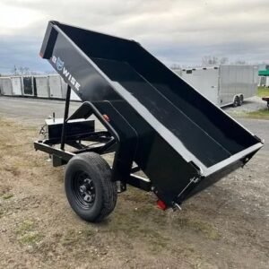 hydraulic  5 x 8 Dump Trailer – 5K Spreader Gate - Image 4