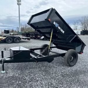 BWise 5 x 8 Dump Trailer – 3K Spreader Gate