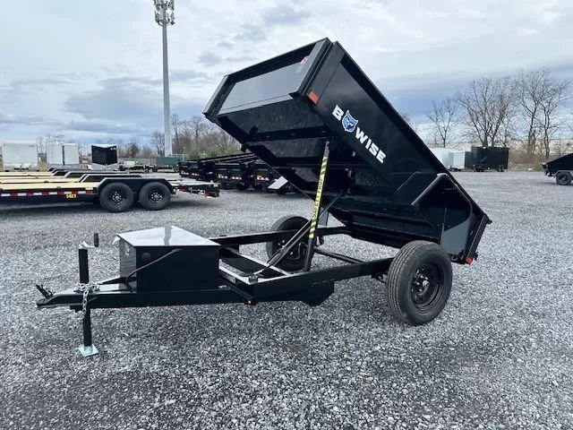 BWise 5 x 8 Dump Trailer – 3K Spreader Gate