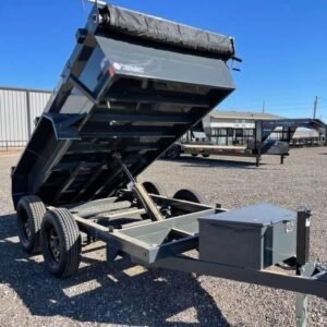 5X10 (7K) Dump Trailer -Ramps - Tarp Kit - Image 4