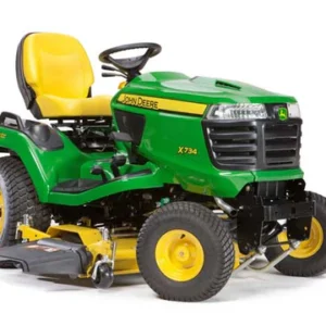 John Deere X734 Signature Series 4 Wheel Steer Tractor - No Mower Deck