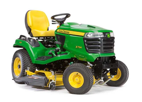 John Deere X734 Signature Series 4 Wheel Steer Tractor - No Mower Deck