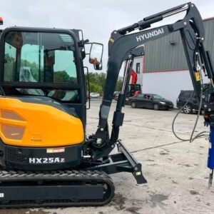 New Hyundai HX25AZ Mini Excavator and the Daemo E30 Rock Breaker - Image 4
