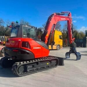 KX085-5 Hydraulic Excavator & Daemo DMR160 Rotating Grapple
