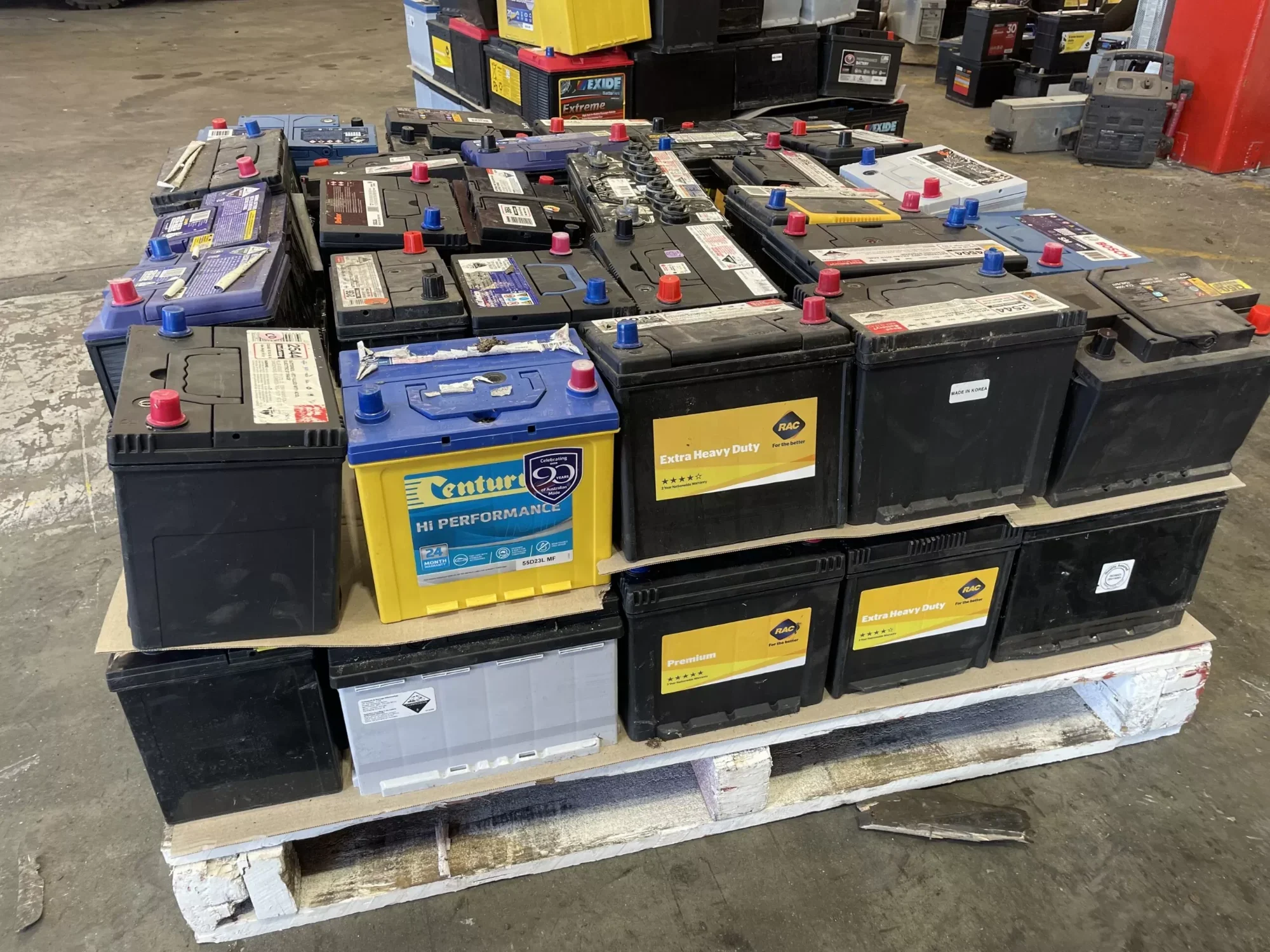 Used Car Battery Scrap